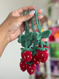 Ready to Ship - Strawberry Bag Charm