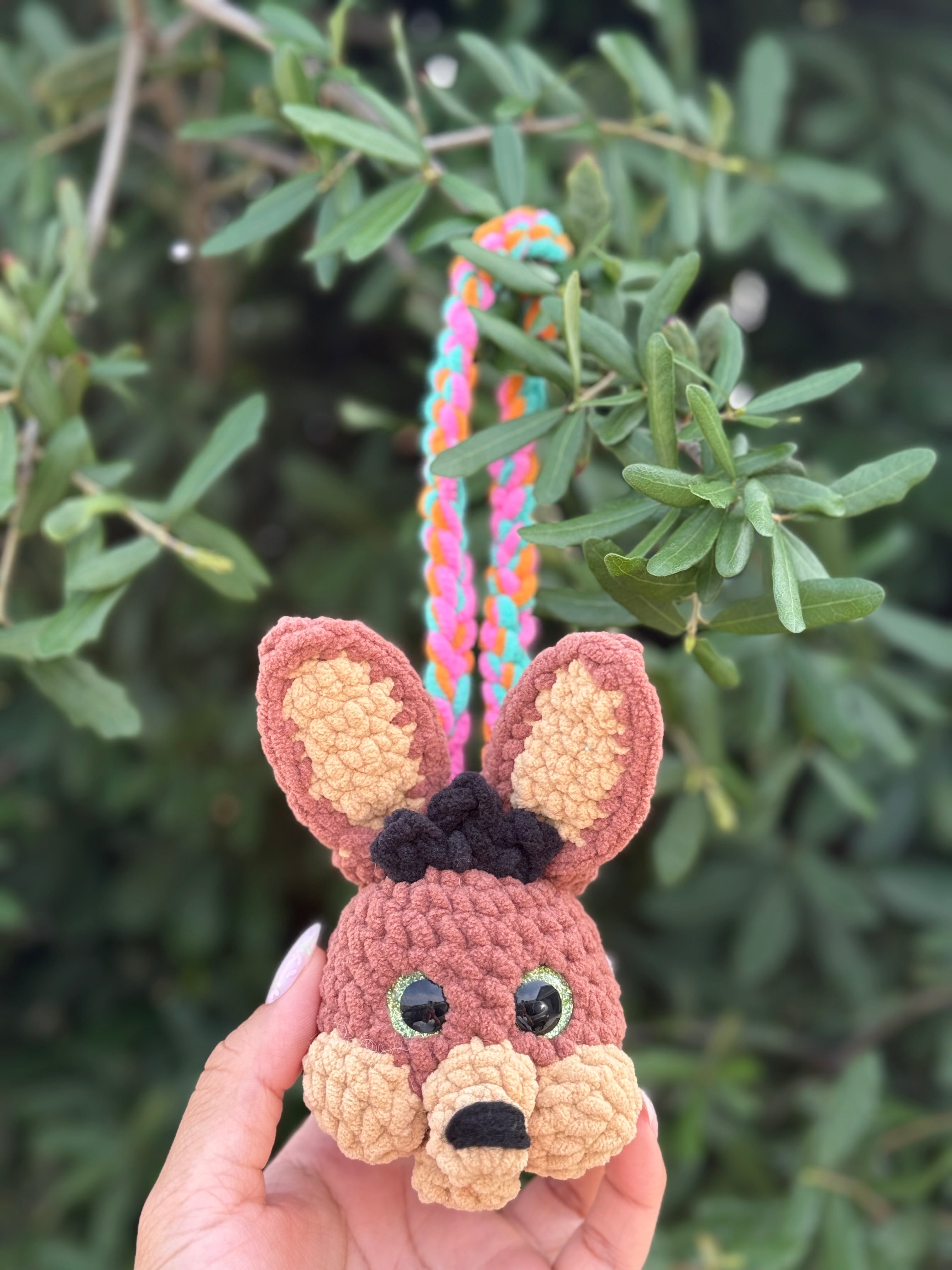PRE ORDER ONLY- Coyote Charm with Retro Hanger