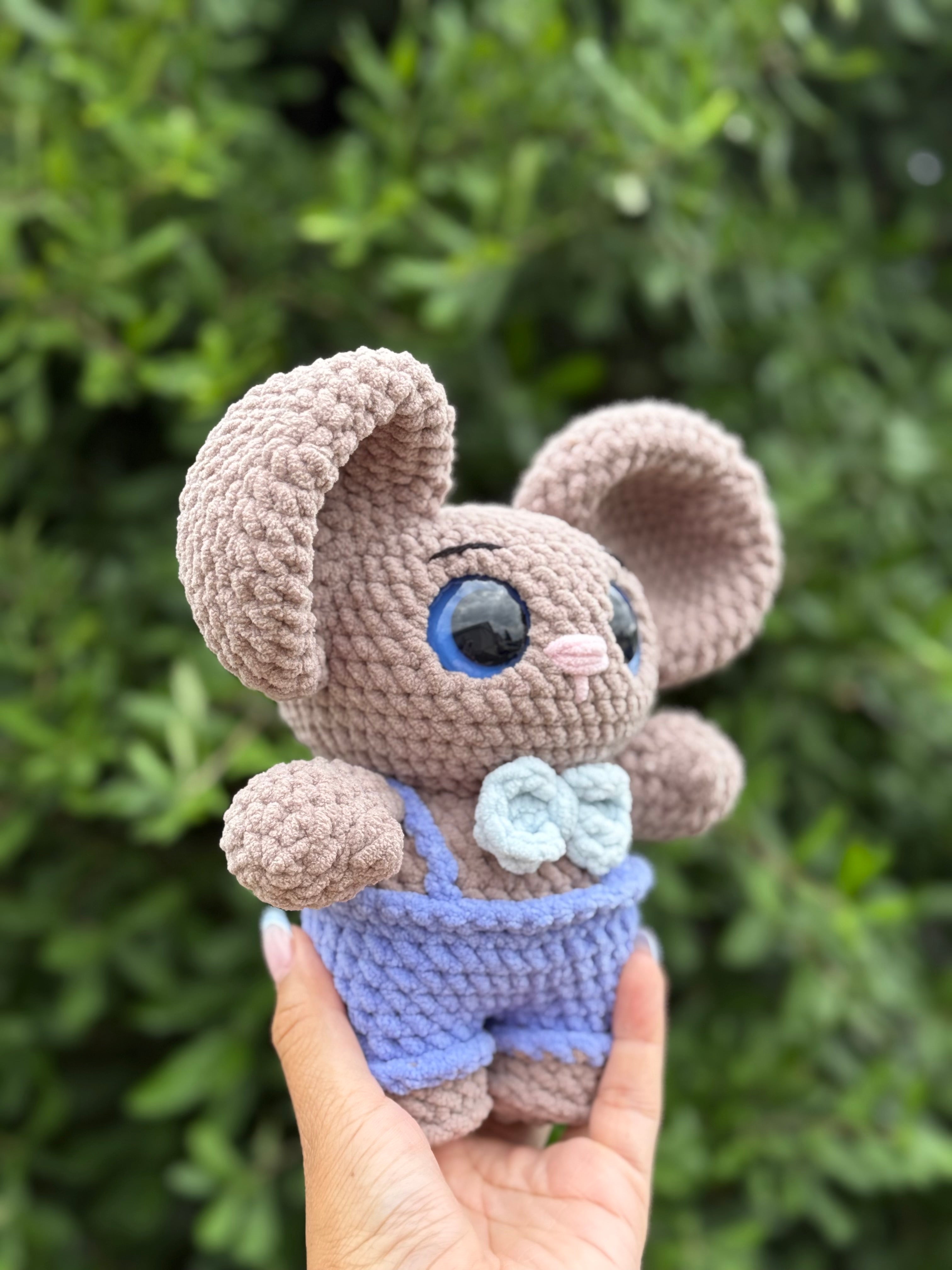 READY TO SHIP Handsome Mouse Plushie