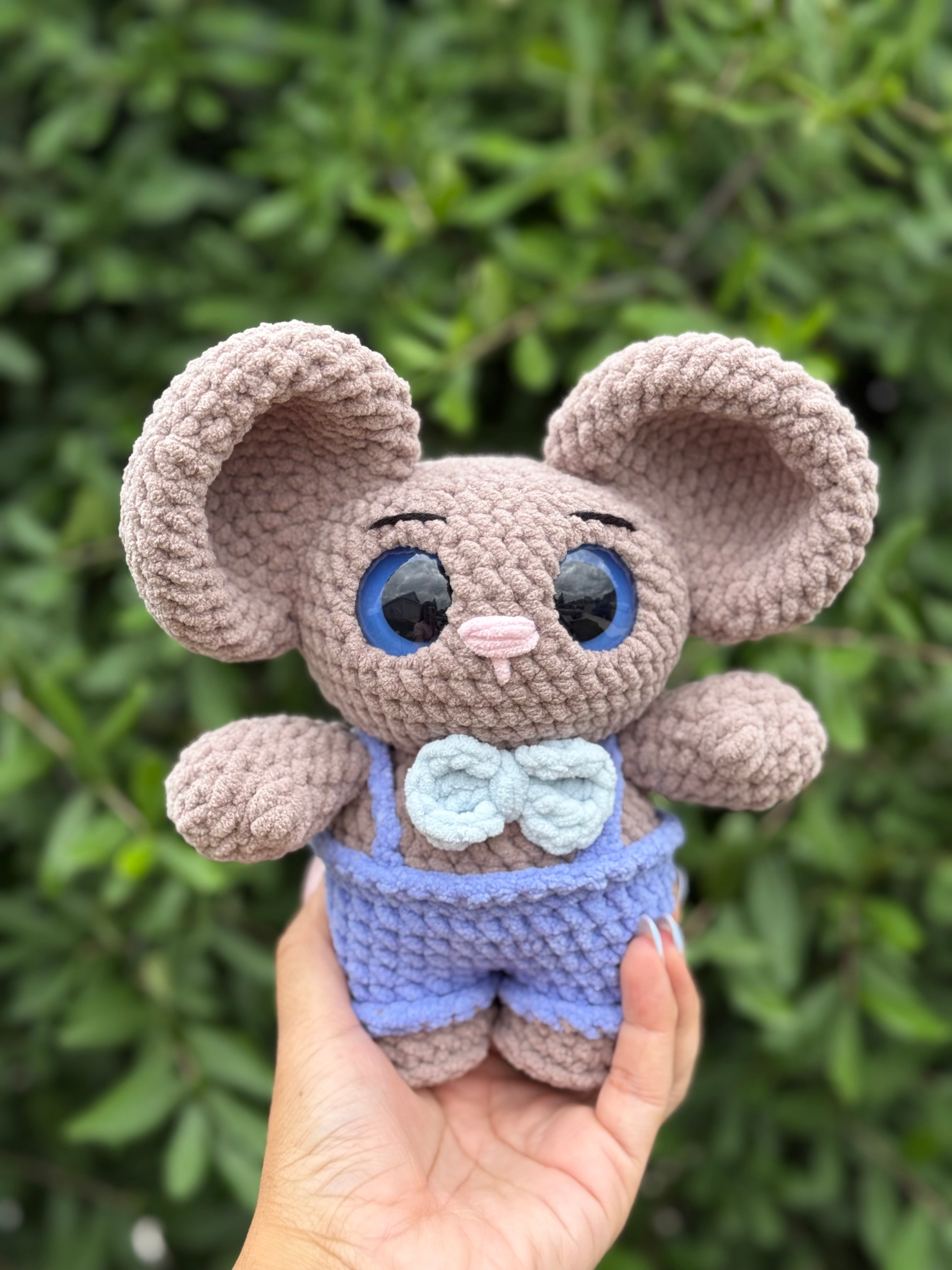 READY TO SHIP Handsome Mouse Plushie