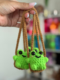 Ready to ship - Frog on a Swing Charm